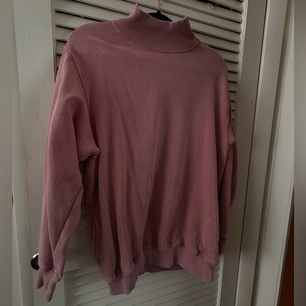 Aerie Dusty Pink Turtleneck Sweater